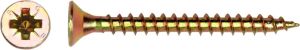 Pgb-Europe PGB-FASTENERS | Spaanplaatschroef VK-Z Ø 6 00x60 ZnG | 200 st