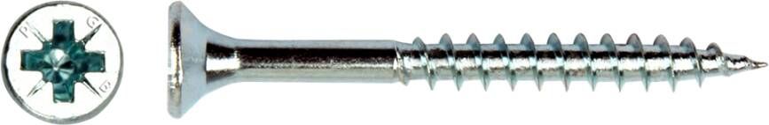 Pgb-Europe PGB-FASTENERS | Spaanplaatschroef VZK-Z Ø 3 00x35 Zn | 1000 st PGWVZG001003000352