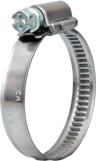 Pgb-Europe PGB-FASTENERS | Wormslangklem W2 D.3017L Ø 30x45 A2 Zn | 100 st 03017LW20030000453