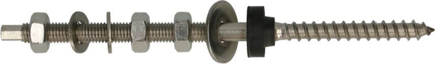 Pgb-Europe PGB-FASTENERS | Zonnepaneelbevestiging type 1 M10x200 A2 0ZPBV1A00010002005