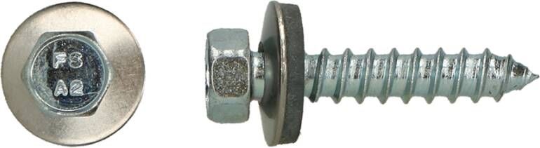 Pgb-Europe PGB-FASTENERS | Zsk gevelschr. Type A +punt Ø 6 3x38 A2 | 200 st 0GSP16A00006500383