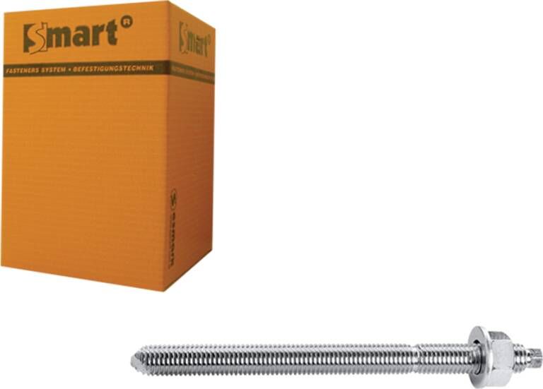 Pgb-Europe SMART | Ankerstang M16x190 A4 | 10 st SM00ASB001601903