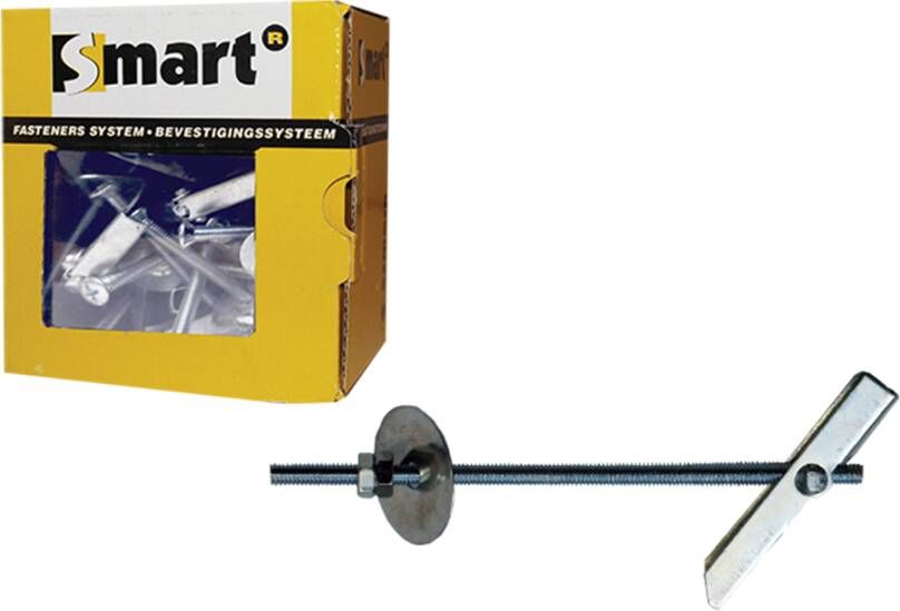 Pgb-Europe SMART | Kipankers + draadstang M6x100 Zn SM0GAR001060100E