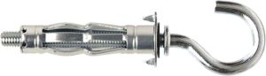Pgb-Europe SMART | Metaal hollewandplug + C-haak M4x32 Zn