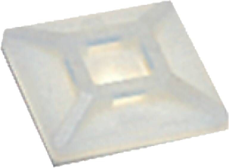 Pgb-Europe SMART | Plakzadel kabelbinder 28x28 naturel SM0PZVN00280028W5