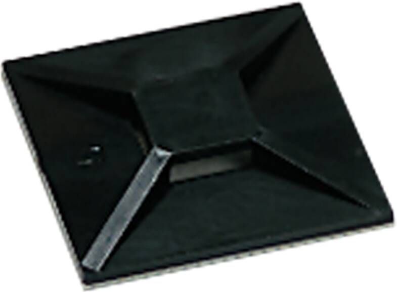 Pgb-Europe SMART | Plakzadel kabelbinder 28x28 zwart SM0PZVN00280028Z5