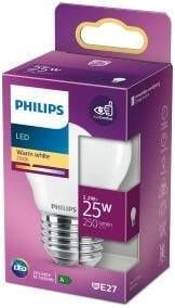 Philips LED kogel E27 3W Filament Blister 5101540