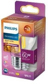 Philips LED kogel E27 5W Filament Flame Blister 5101570