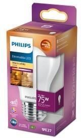 Philips LED GLS E27 7 2-75W filament mat WarmGlow blister 5102524