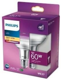 Philips LED spot R80 E27 4-60W 2700K blister 5103342