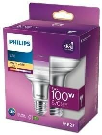Philips LED spot R80 E27 8-100W 2700K blister 5103352