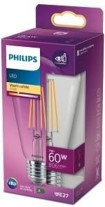 Philips LED ST64 E27 7-60W 2700K filament helder blister 5102581