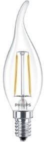 Philips LED tipkaars E14 2-25W 2700K filament helder LED3723