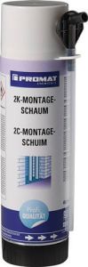 Promat 2C-montageschuim | 400 ml | B2 | lichtgroen | met wegwerphandschoenen | bus 4000340024