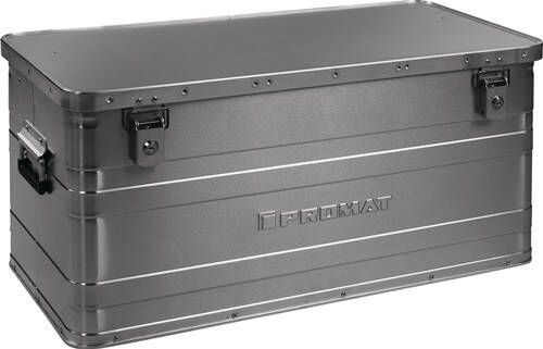 Promat Tecwerk Aluminium box | L780xB380xH380mm 90 l | met klapdeksel en cilinderslot 9000447953