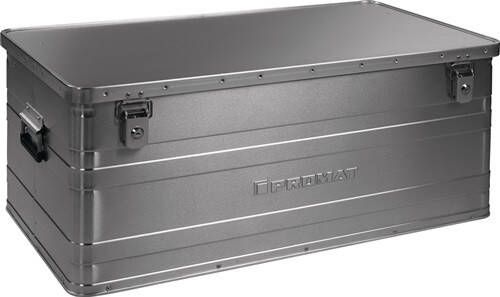 Promat Tecwerk Aluminium box | L900xB490xH380mm 140 l | met klapdeksel en cilinderslot 9000447954