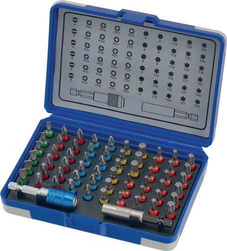 Promat Tecwerk Bitassortiment | 62-delig | sleuf PH PZD TX 6kt. 4000829645