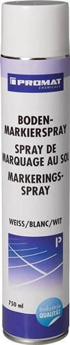 Promat Tecwerk Bodemmarkeringsspray | 750 ml | wit | spuitbus 4000354260