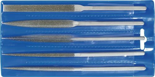 Promat Tecwerk Diamant-habilisvijlenset | lengte 215 mm 5-delig | D 126 | D 126 4000840654