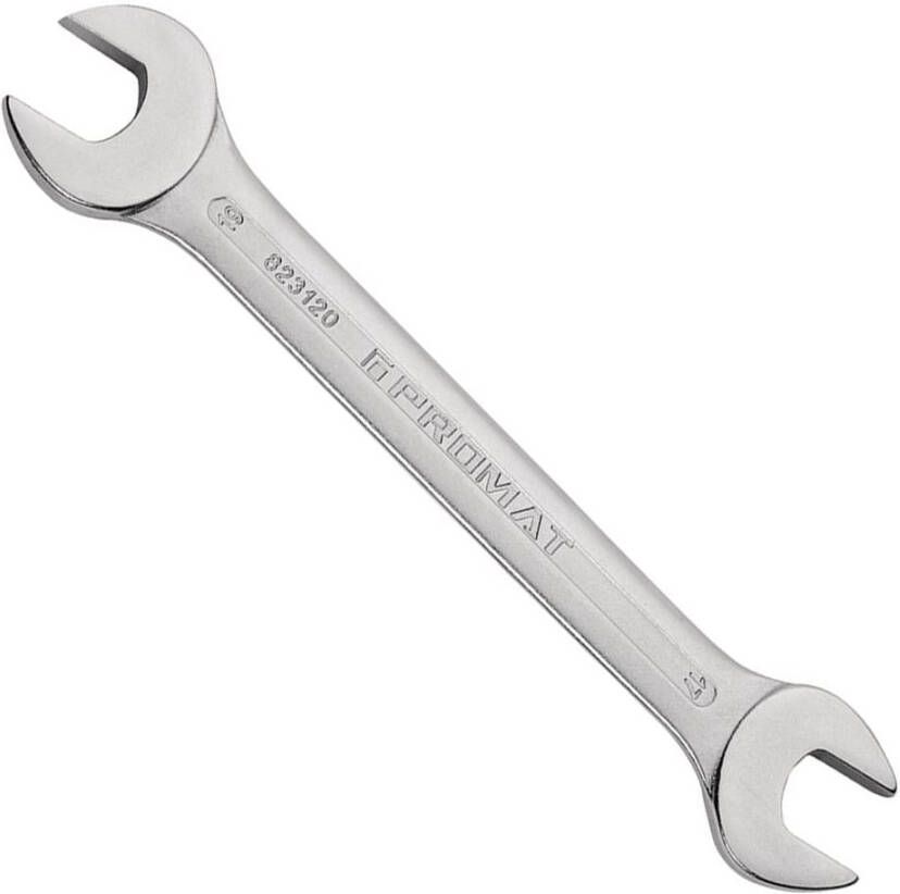 Promat Dubbele steeksleutel | 17 x 19 mm lengte 221 mm | verchroomd 4000823120