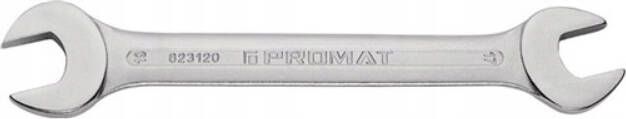 Promat Tecwerk Dubbele steeksleutel | 41 x 46 mm lengte 405 mm | verchroomd 4000823142