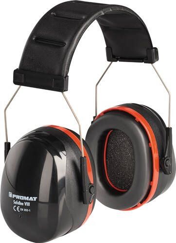 Promat Tecwerk Gehoorbescherming | SAFELINE VIII | EN352-1 SNR 33 dB | gewatteerde hoofdbeugel 4000370409