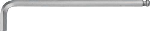 Promat Haakse zeskantschroevendraaier | sleutelwijdte 3 mm | lang kogelkop | 126 x 20 mm 4000825456