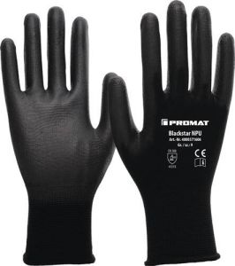 Promat Handschoen | Blackstar NPU | (S) zwart | EN 388 PBM-categorie II | EN 388 4000371603