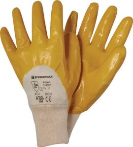 Promat Handschoen | Ems | geel | bijzonder hoogwaardige nitril coating | EN 388 PSA-categorie II 4000371276