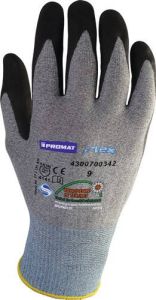 Promat Handschoen | flex | grijs zwart | EN 388 PSA-categorie II 4000371023