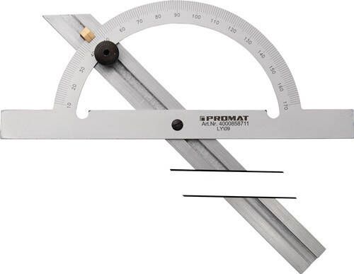 Promat Hoekmeter | gradenboog-d. 100 mm | raillengte 150 mm 4000858710