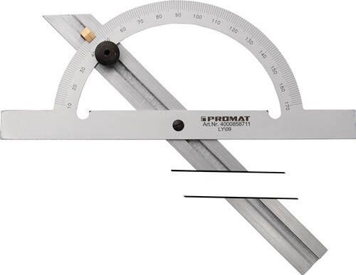 Promat Hoekmeter | gradenboog-d. 200 mm | raillengte 400 mm 4000858712