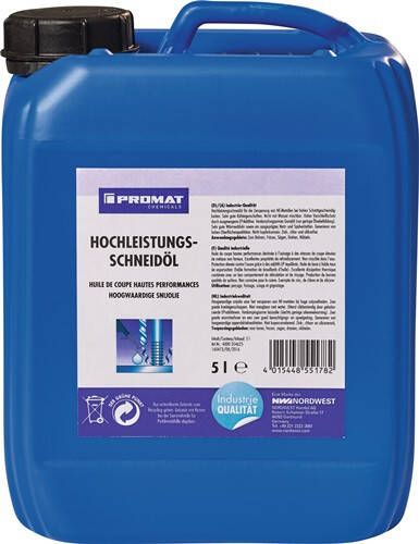Promat Tecwerk Hoogwaardige snijolie | 5 l vloeistofvat 4000354625 - Foto 1