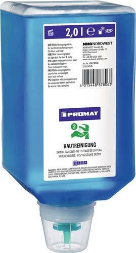Promat Tecwerk Huidreiniger | 2 l | Variofles | geschikt voor 4000 386 580 lichte tot gemiddelde verontreiniging 4000386566