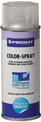 Promat Tecwerk Kleurspray | heldere lak | zijdemat | 400 ml | spuitbus 4000354206
