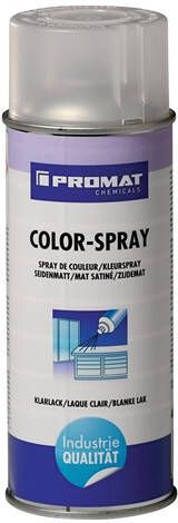 Promat Kleurspray | heldere lak | zijdemat | 400 ml | spuitbus 4000354206