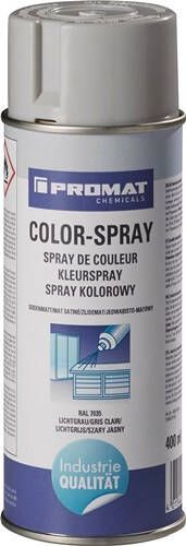 Promat Kleurspray | lichtgrijs | zijdemat | RAL 7035 | 400 ml | spuitbus 4000354215