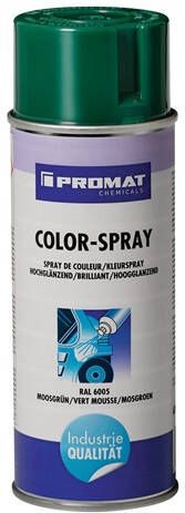 Promat Kleurspray | mosgroen | hoogglanzend | RAL 6005 | 400 ml | spuitbus 4000354209