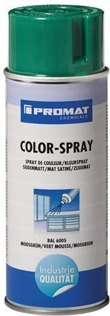 Promat Kleurspray | mosgroen | zijdemat | RAL 6005 | 400 ml | spuitbus 4000354202