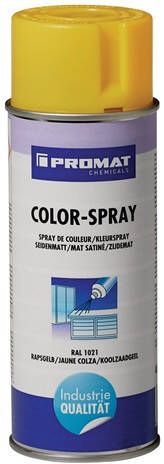 Promat Kleurspray | raapgeel | zijdemat | RAL 1021 | 400 ml | spuitbus 4000354205