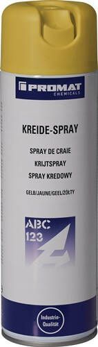 Promat Tecwerk Krijtspray | geel | 500 ml | spuitbus 4000354231