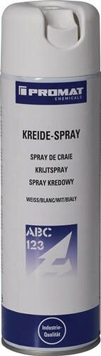 Promat Tecwerk Krijtspray | wit | 500 ml | spuitbus 4000354230