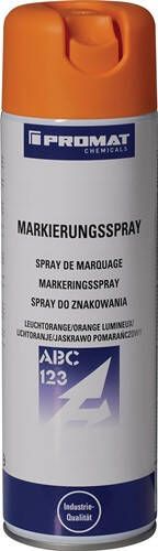 Promat Markeringsspray | lichtgevend | oranje | 500 ml | spuitbus 4000354085