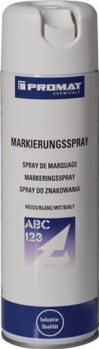 Promat Markeringsspray | wit | 500 ml | spuitbus 4000354083