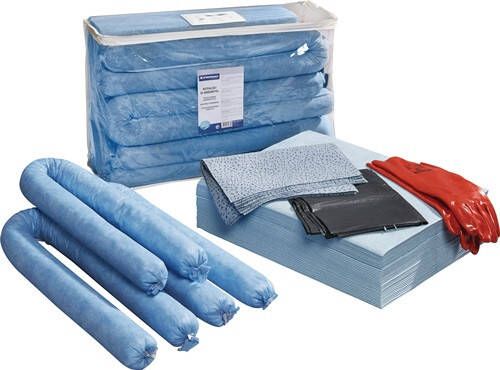 Promat Tecwerk Noodset olie | inhoud 50-delig | met handschoenen | bindt tot max. 50 l 4000369667 - Foto 1