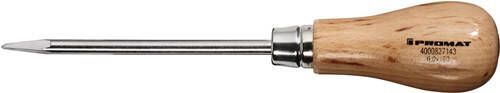 Promat Tecwerk Priem | met vierkante punt | houten heft | totale lengte 190 mm 4000827143