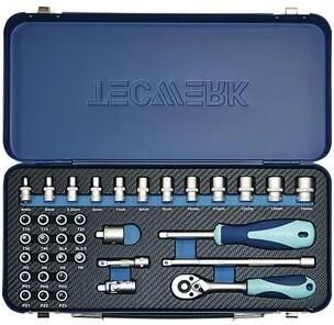Promat Tecwerk Dopsleutelset 36-delig | 1 4 inch | Sleutelwijdtes 4-14 mm 2000821183