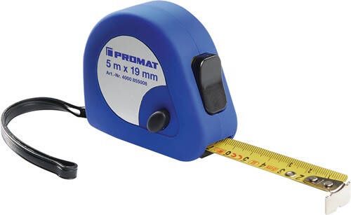Promat Rolbandmaat | lengte 2 m breedte 16 mm cm | EG II kunststof automatic 4000855002