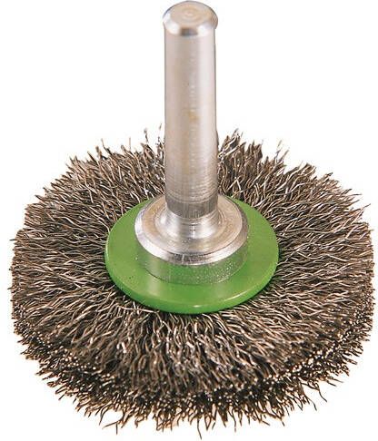 Promat Ronde borstel | d. 50 mm draaddikte 0 2 mm | RVS 17 mm | 15000 min-¹ 4000841125