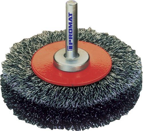 Promat Tecwerk Ronde borstel | d. 70 mm draaddikte 0 3 mm | staal 18 mm | 15000 min-¹ 4000841117